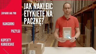 Jak nakleić etykietę na paczkę Przylgikangurki foliowe  HEYKAPAK [upl. by Franckot]