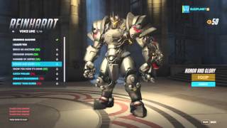 Reinhardt Voice Lines  Overwatch [upl. by Wootten534]