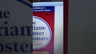 MerriamWebster Webster Dictionary  New 2022 Edition [upl. by Iny253]