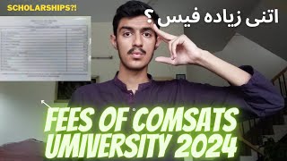 Comsats University Islamabad Fee Structure  Life At Comsats [upl. by Lessirg]