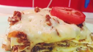 Homemade Lasagna Bolognese with Ragout Beef  Simple Cooking [upl. by Cir487]