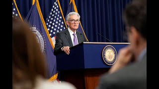 Fed cuts key rate by 50 Chair discusses the decision  Watch LIVE [upl. by Nailil]