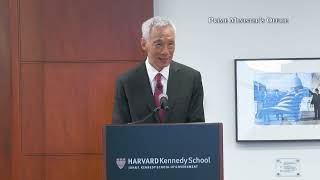 SM Lee Hsien Loong at the 2024 Edwin L Godkin Lecture [upl. by Pomona799]