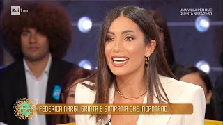 Federica Nargi grinta e simpatia che incantano  Da noi a ruota libera 24112024 [upl. by Sutsugua121]