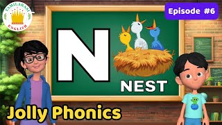 Jolly Phonics N Phonics Sound N Phonics Song Quiz Fun Fact  Ep6 Tamilarasi English [upl. by Nnauol394]