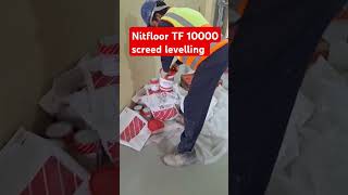 Nitfloor TF 10000 screed levelling Nitoflor FC150  Nitomortar TC2000 Fosroc [upl. by Jordans]