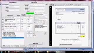 Met Excel facturen maken  Make invoices with Excel [upl. by Alberic]