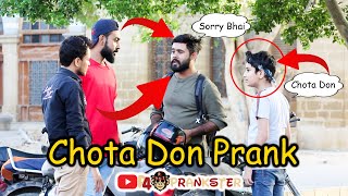 Chota DoN PRANK  Hillarious Reactions p4prankster [upl. by Brennen848]