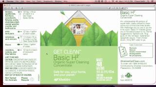 Shaklee Ingredient List for Basic H by Chase Swift [upl. by Doersten]