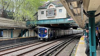 ⁴ᴷ R211T OpenGanyway Test Train along the BMT Brighton Line [upl. by Nylloc]