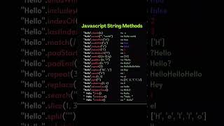 Javascript String Method trending codeingshortviralshortsvideo code javascriptstringsmethod [upl. by Trainor]