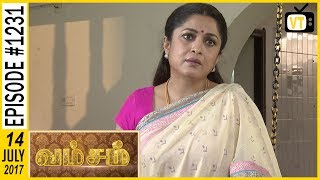 Vamsam  வம்சம்  Tamil Serial  Sun TV  Epi 1231  14072017 [upl. by Lovash]