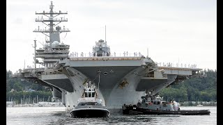 USS Ronald Reagan Arrives in Bremerton  The Kitsap Sun [upl. by Goldina]