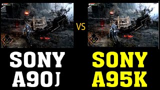 Sony A95K vs Sony A90J  Sony A95K QDOLED TV Review  Best Sony OLED TV  Sony A90J OLED Review [upl. by Hirasuna]