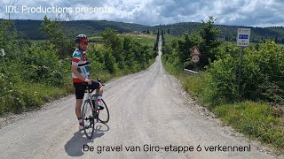 Strade Bianchegravel in etappe 6 van de Giro dItalia [upl. by Ennalyrehc161]