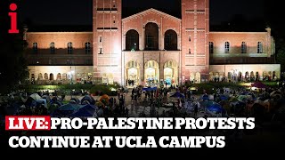 CONTENT WARNING Los Angeles Police Move In On UCLA ProPalestine Encampment [upl. by Perseus]