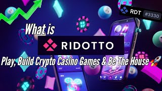 Ridotto AllInOne Blockchain Casino  Play Build Games amp Become The House Crypto Gaming GEM [upl. by Anned]