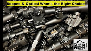 Optics and Scopes Whats the Right Choice Prepper School Vol 44 [upl. by Nessnaj]