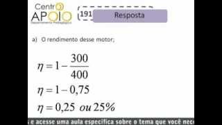 Física  Exercícios de Máquinas Térmicas [upl. by Cassius]