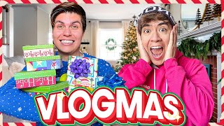 VLOGMAS SEMANA 1  INTERCAMBIO SECRETO DE REGALOS  Serch y Uriel [upl. by Anairo]