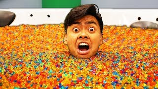 I Put 10 Million Orbeez in a Hot Tub [upl. by Ellevehs]