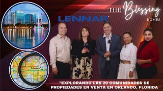 29 Comunidades de casas nuevas en Venta en Orlando Florida con Blessing Homes y Lennarquot [upl. by Ahsiem]