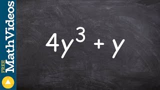 Learn how to factor out a variable from a binomial expression [upl. by Etteiram]