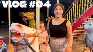 ALAÏA SE SUBE AL CARRUSEL POR PRIMERA VEZ🙈  VLOG 04 [upl. by Pease]