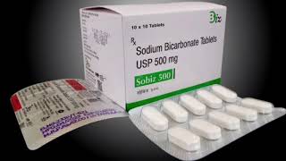 Sobiz 500 Tablets Sodium Bicarbonate TabletsUSP 500 mg [upl. by Lud]