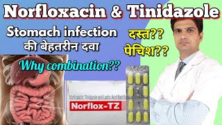 Norflox TZ  Nor TZ tablet  Norfloxacin Tinidazole tablet  Nflox TZ tablet [upl. by Dixil]