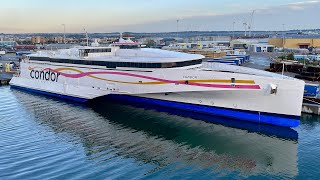 HSC Condor Liberation Alongside at Poole 241023 [upl. by Bakerman]