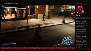 Marvels SpiderMan Gameplay  100 Completed Platinum Trophy Ultimate Difficulty  LIVE [upl. by Eisaj]