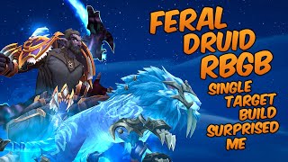 Feral Druid PvP RBGB The War Winthin Gameplay Single Target And AoE Build [upl. by Ayojal]