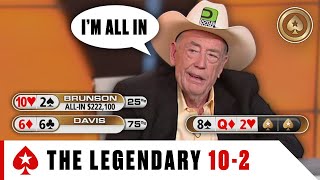 DOYLE BRUNSON Hand Best of TENDEUCE ♠️ Best of The Big Game ♠️ PokerStars [upl. by Amity]