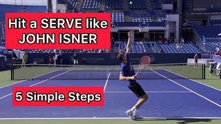 Copy John Isner’s Serve 5 Simple Steps [upl. by Lasonde]