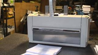 Pitney Bowes W350 Tabbing Machine [upl. by Nnoj130]