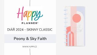 Diář 2024 Happy Planner  Peony amp Sky Faith [upl. by Maguire638]