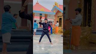 Kanni Swamy 🌼🙏🔥 VasanthDancer swamiyesharanamayyappa kanniswamy dance viral shortsvideo [upl. by Alarick]