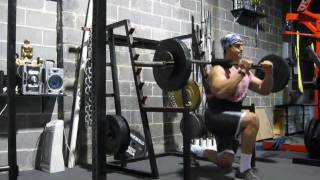 Safety Squat Bar Lunges  09292010 [upl. by Alfredo]