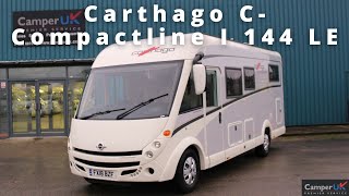 Carthago CCompactline I 144 LE Motorhome For Sale at Camper UK [upl. by Kev]