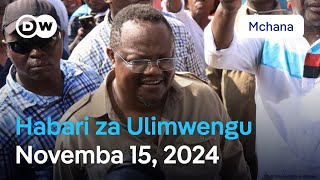 DW Kiswahili Habari za Ulimwengu  Novemba 15 2024  Mchana  Swahili Habari leo [upl. by Suissac]