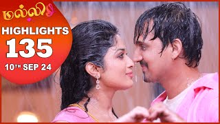 Malli Serial  EP 135 Highlights  10th Sep 2024  Nikitha  Vijay  Saregama TV Shows Tamil [upl. by Enerak]