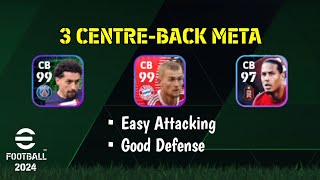 3 CB FORMATION Meta You Must Know Right NOW In Efootball 24 😱 [upl. by Anauqed780]