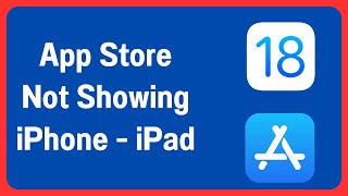 App Store iCon Missing How To Download App Store in iPhone  App Store Not Showing Up iOS 18 [upl. by Pejsach]