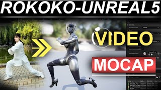 Rokoko Unreal 5  Video Motion Capture 2 Minutes [upl. by Neibaf630]