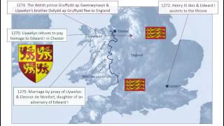 The Conquest of Wales by Edward I 12771283 [upl. by Akienahs]