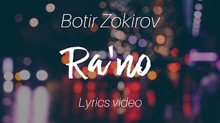 Botir Zokirov  Rano lyrics [upl. by Nnail]