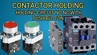 Holding Contact Contactor Holding Curicit NO NC Kiya haiNo Nc kasy check kary [upl. by Ettener]