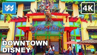 Walking around Downtown Disney in Anaheim California 【4K】 [upl. by Simons982]