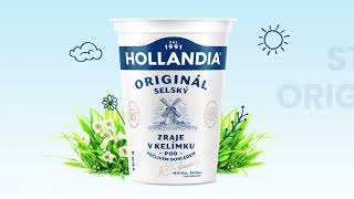 HOLLANDIA Originál Selský jogurt  O kelímek hezčí [upl. by Lucina]